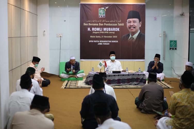 Kader dan Tokoh NU Tutup Usia, PKB Jateng Gelar Khataman dan Tahlilan 7 Hari 