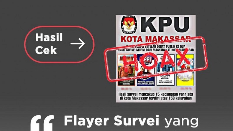 Hasil Survei Pilkada Makassar Hoaks, KPU: Kami Tak Pernah Ukur Elektabilitas