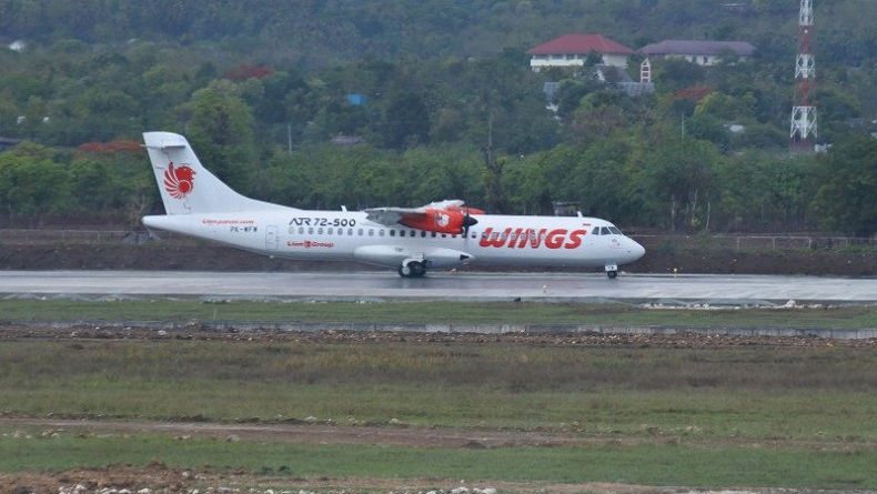 Gunung Ile Ape Erupsi, Penerbangan Pesawat Rute Kupang-Lewoleba Dihentikan