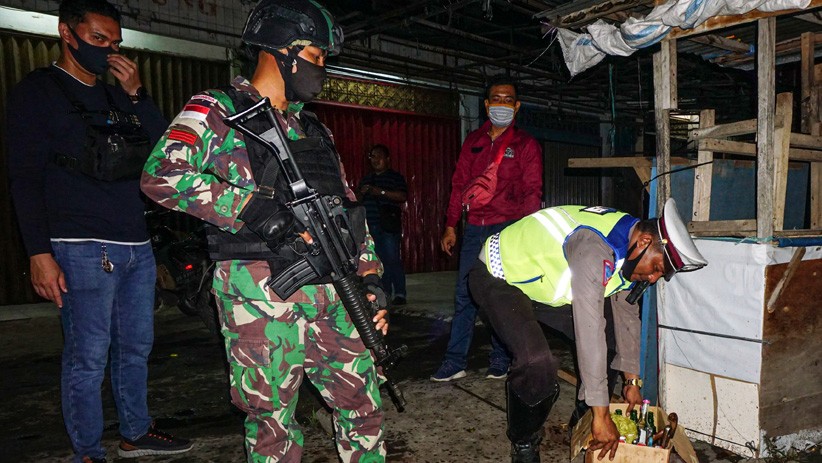 HUT OPM, Aparat TNI Polri Siaga di Jayapura Papua - Bagian 2