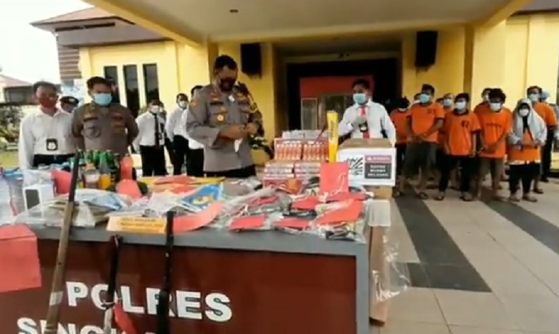 Operasi Pekat Kapuas, Polres Singkawang Tangkap 37 Pelaku Kejahatan
