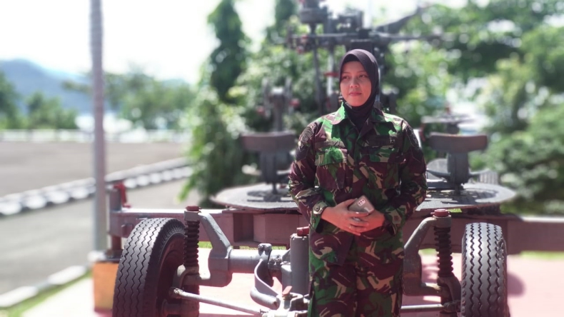 Serka Silvi, Kowal Berhijab Asal Sumbar Lolos Misi Perdamaian Dunia di Lebanon