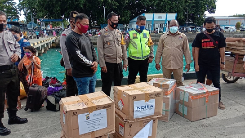Polres Talaud Kawal Pengiriman 426 Surat Suara Tambahan Pilgub Sulut