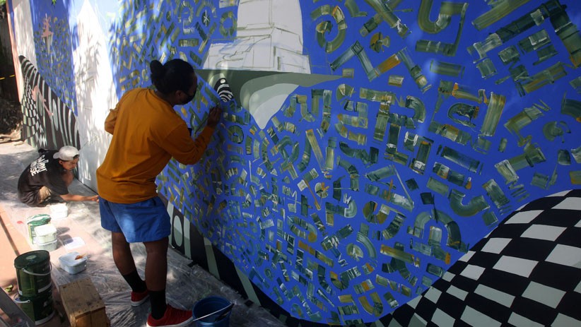 HUT ke-339, Pemkot Bandarlampung Gelar Lomba Mural Jalan Layang