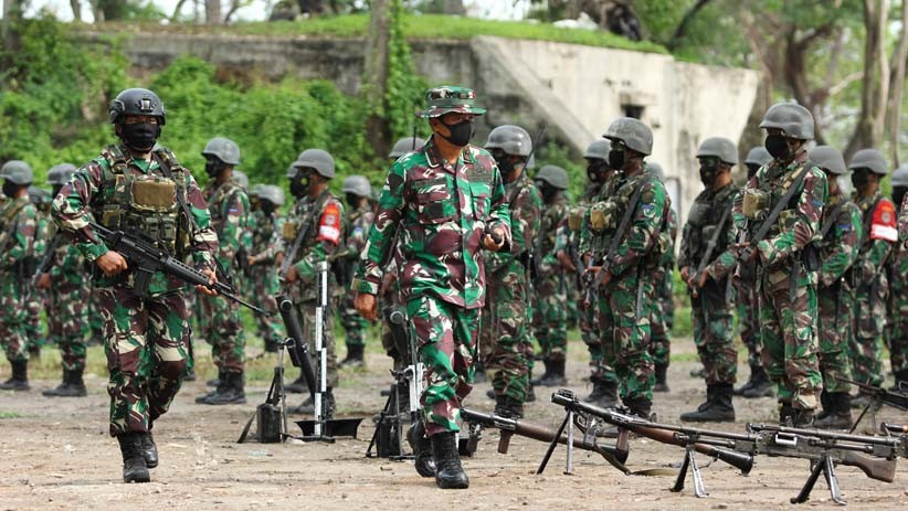 Prajurit Marinir TNI AL Tutup Latihan Pertempuran MUPE - Bagian 2