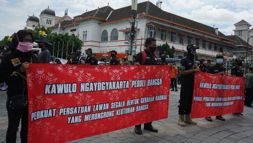 Aksi Tolak Kedatangan Habib Rizieq di Yogyakarta - Bagian 2