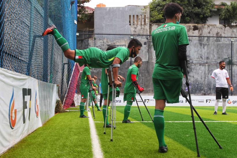 Tim Sepak Bola INAF Latihan Bersama pada Hari Disabilitas Internasional - Bagian 4