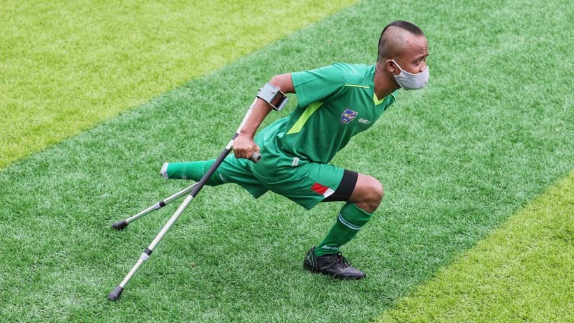 Tim Sepak Bola INAF Latihan Bersama pada Hari Disabilitas Internasional - Bagian 3