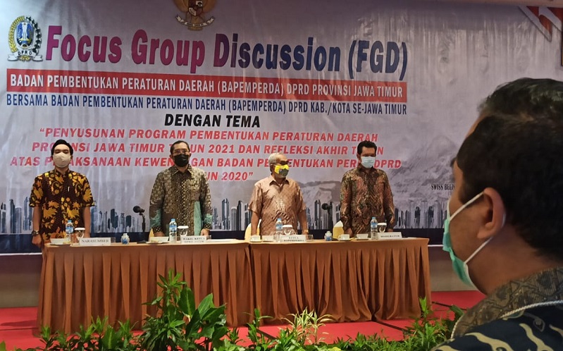 Banyak Perda Tak Berjalan Efektif di Masyarakat, Ini Pesan Wakil Ketua DPRD Jatim 