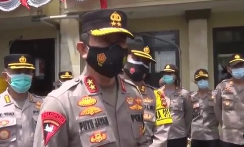 Polda Bali Bantu Vaksinasi dan Tracing Covid-19, Terjunkan 1.632 Personel