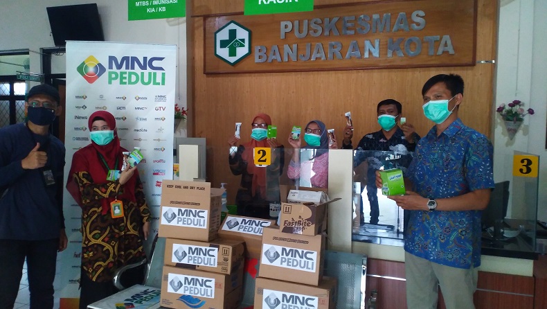 MNC Peduli Salurkan Bantuan ke Puskesmas Banjaran Kota, Tenaga Medis dan Pegawai Semringah