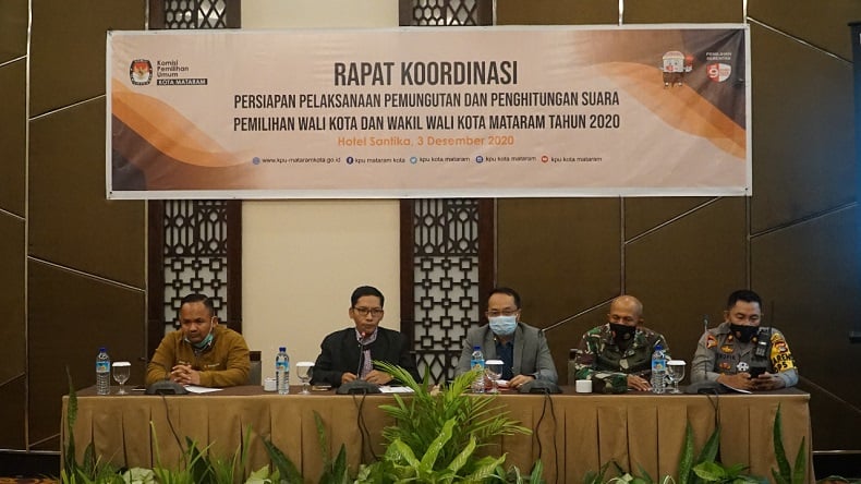 Pemkot Mataram-KPU Gelar Rapat Koordinasi Jelang Pilwalkot 9 Desember 2020