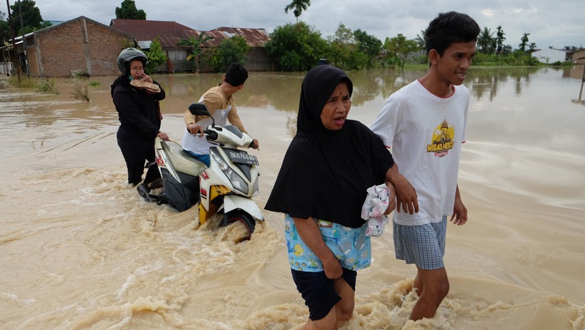 Ribuan Rumah Terendam Banjir akibat Luapan Sungai Belawan