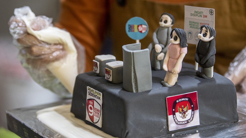 Unik, Kue Bertema Pilkada Serentak Dijual Rp800.000 - Bagian 1
