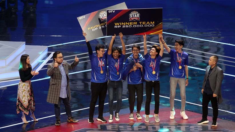Juara Esports Star Indonesia 2020, Blue Rhinos Raih Hadiah Rp250 Juta - Bagian 1