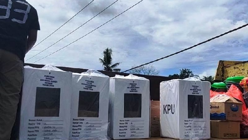 KPU Keerom Mulai Distribusikan Logistik Pilkada, Ditarget Tepat Waktu