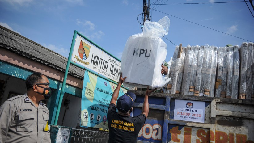 Logistik Pilkada Mulai Didistribusikan ke 6.874 TPS Kabupaten Bandung