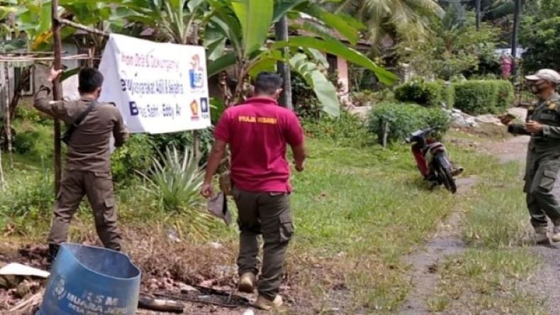 278 Alat Peraga Kampanye di Bangka Barat Ditertibkan