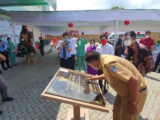 title Resmikan RS Hermina, Olly Dondokambey Berharap Dapat Tingkatkan Pelayanan Kesehatan di Sulut Resmikan RS Hermina, Olly Dondokambey Berharap Dapat Tingkatkan Pelayanan Kesehatan di Sulut