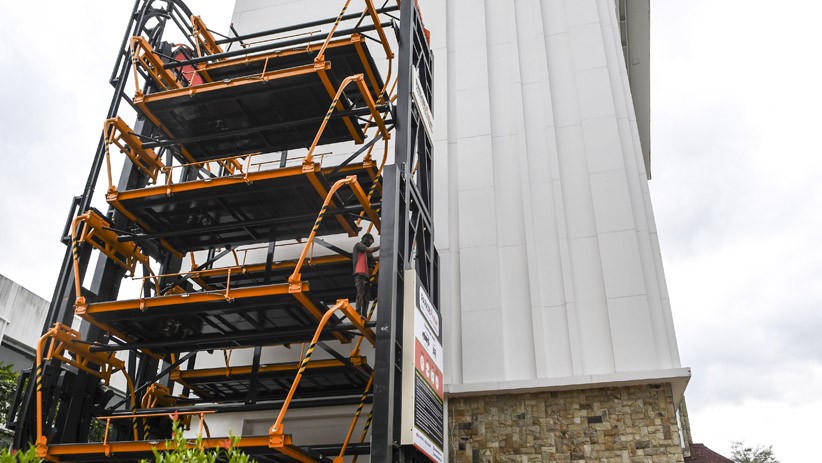 Penampakan Parkir Bertingkat Otomatis Khusus Mobil di Jakarta - Bagian 3