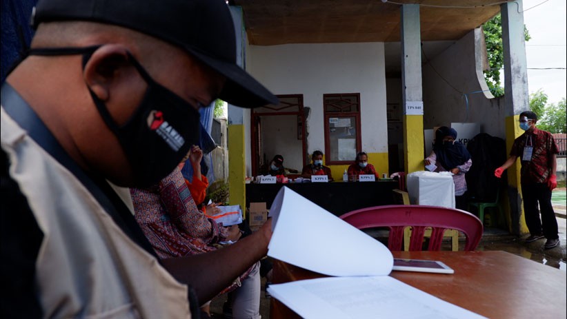 Suasana Pemungutan Suara Pilkada Kota Makassar