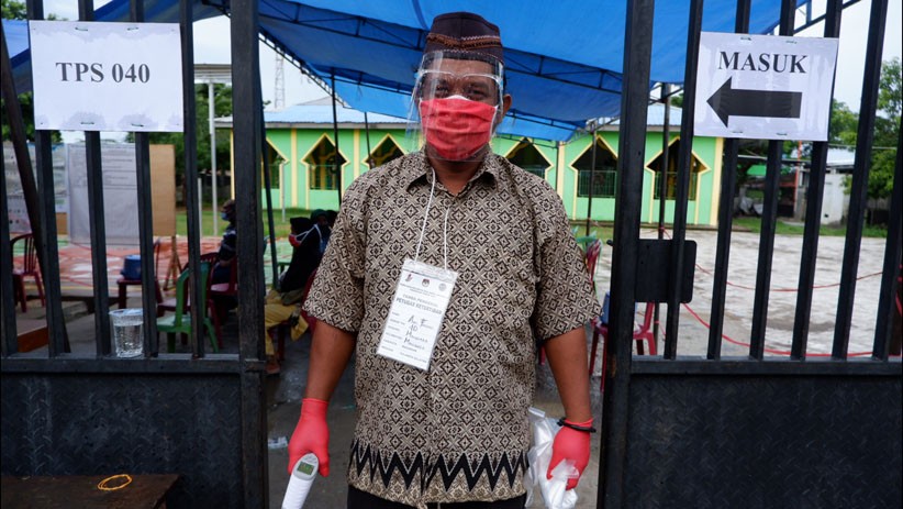 Suasana Pemungutan Suara Pilkada Kota Makassar