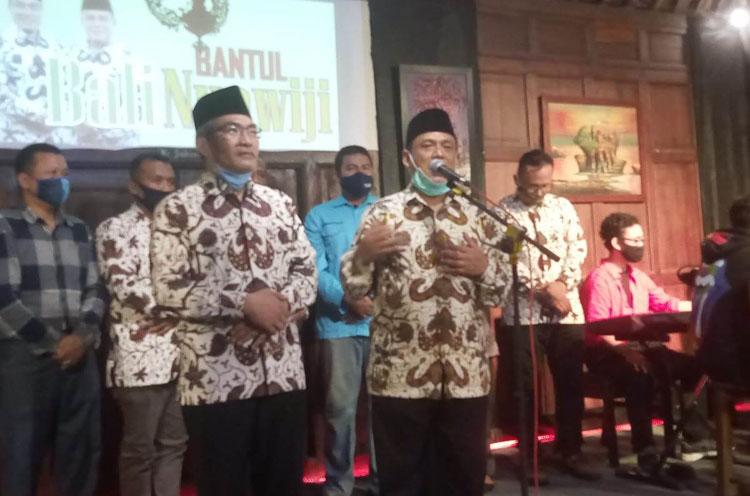 title Klaim Menang, Halim-Joko Akan Hilangkan Perbedaan untuk Membangun Bantul Klaim Menang, Halim-Joko Akan Hilangkan Perbedaan untuk Membangun Bantul