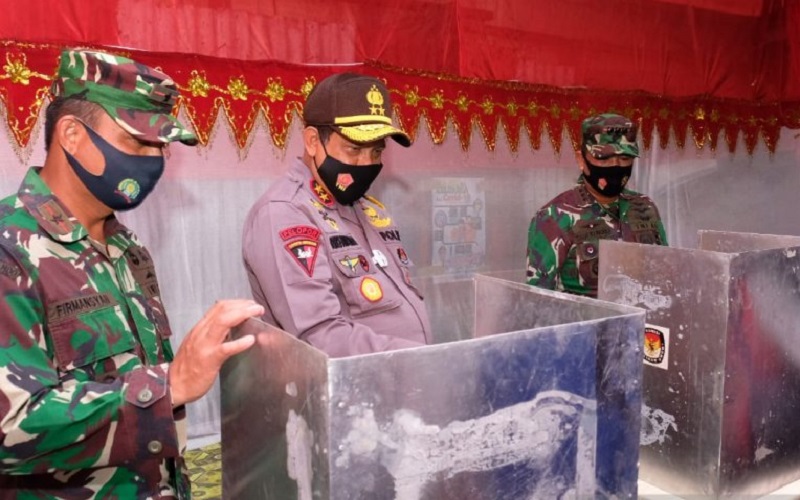 Irjen Pol Rikwanto Pastikan TPS di Kalsel Sudah Terapkan Protokol Kesehatan