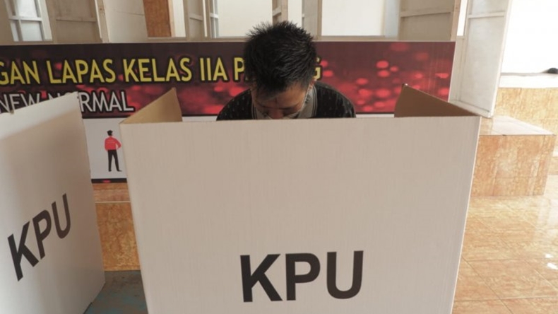 521 Napi di Lapas Padang Mencoblos di TPS Khusus