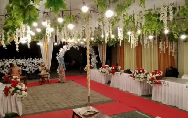 TPS di Sumbawa Disulap Bak Pesta Pernikahan, Begini Tampilannya