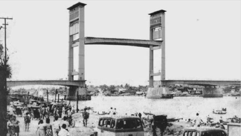  Jadi Lambang Sumatra Selatan, Begini Kilas Balik Pembangunan Jembatan Ampera di Atas Sungai Musi