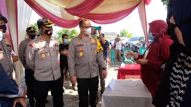 Cek TPS di Bungo, Kapolda Jambi Ingatkan Petugas KPPS Terapkan Prokes