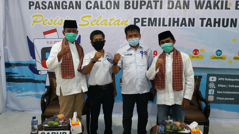 Paslon dari Partai Perindo Ungguli Petahana di Pilkada Pesisir Selatan