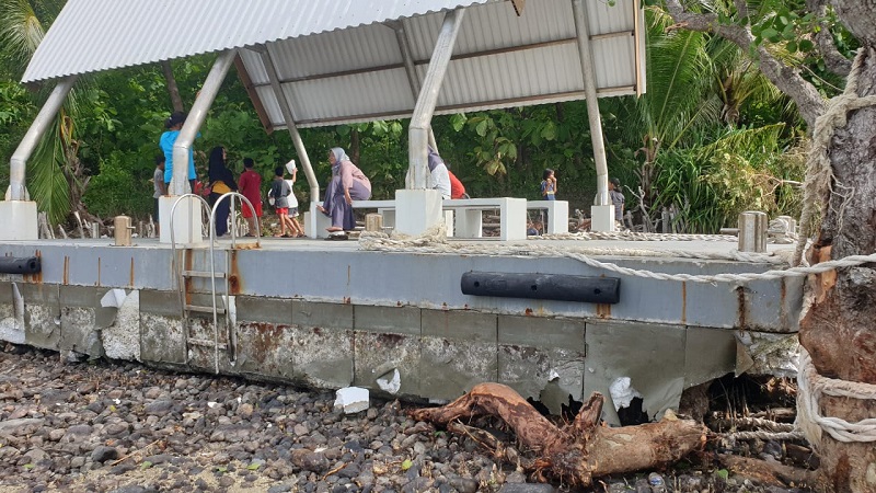 Dihantam Gelombang, Ikon Pantai China di Bawean Bergeser hingga 1 Km 