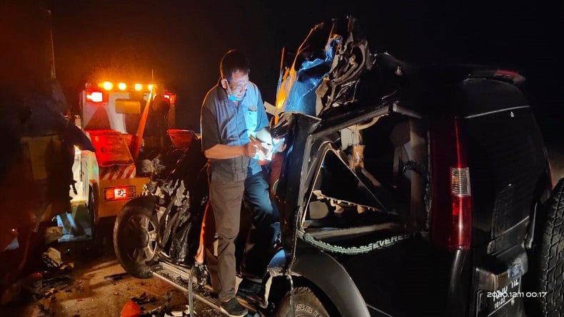 Kecelakaan Maut di Jalan Tol Medan-Tebingtinggi, Satu Orang Tewas