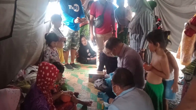 Korban Banjir di Asahan Mulai Terserang Penyakit Gatal-Gatal hingga Kaki Bengkak
