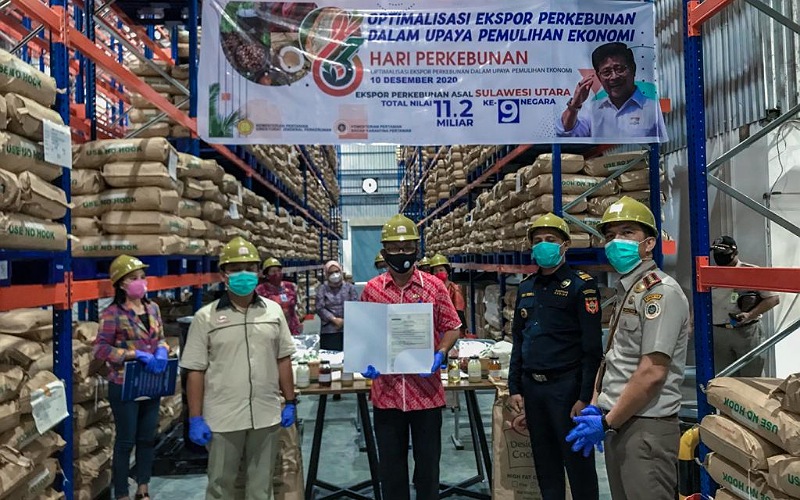 Sulut Lepas Ekspor Hasil Perkebunan ke 9 Negara