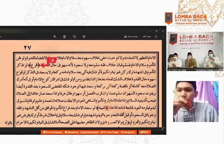 Jaga Tradisi Santri di Masa Pandemi, PKS Gelar Lomba Baca Kitab Kuning secara Online