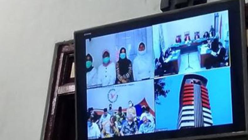 Kasus Suap, 14 Mantan Anggota DPRD Sumut Jalani Sidang Perdana secara Virtual