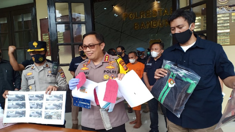 Komplotan Pencuri Modus Gembos Ban Gasak Rp500 Juta Uang Nasabah di Bandung, 2 Pelaku Diringkus