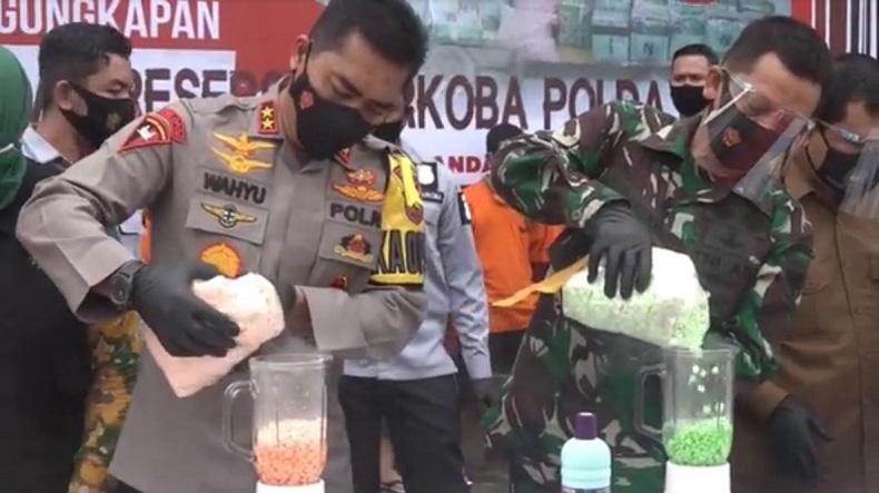 Berantas Narkoba, Polda Aceh Musnahkan Ratusan Kilogram Sabu dan Ribuan Butir Ekstasi