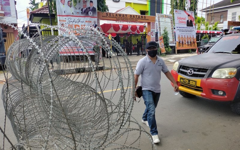 Polisi Pertebal Pengamanan Pemungutan Suara Ulang di Manokwari