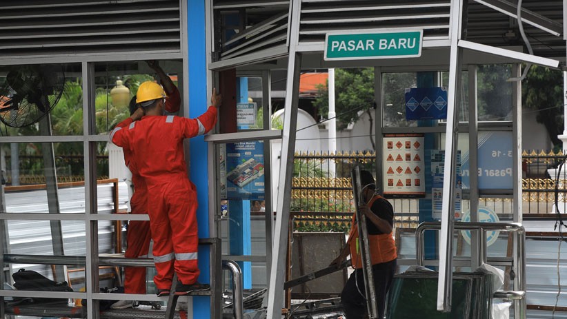 Renovasi, Halte Transjakarta Pasar Baru Tutup Sementara - Bagian 2