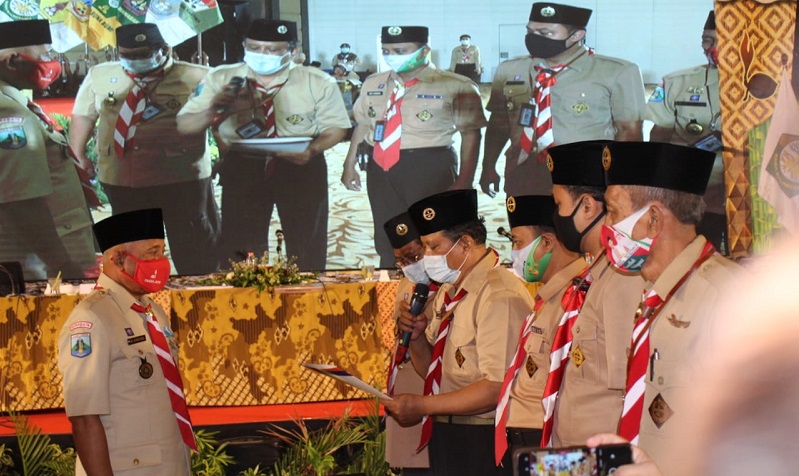 Emil Mundur, Tokoh Pertanian Arum Sabil Terpilih sebagai Ketua Kwarda Jatim 