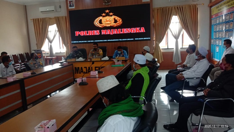 FPI Majalengka Audiensi dengan Kapolres AKBP Bismo, Ajukan 3 Tuntutan Ini