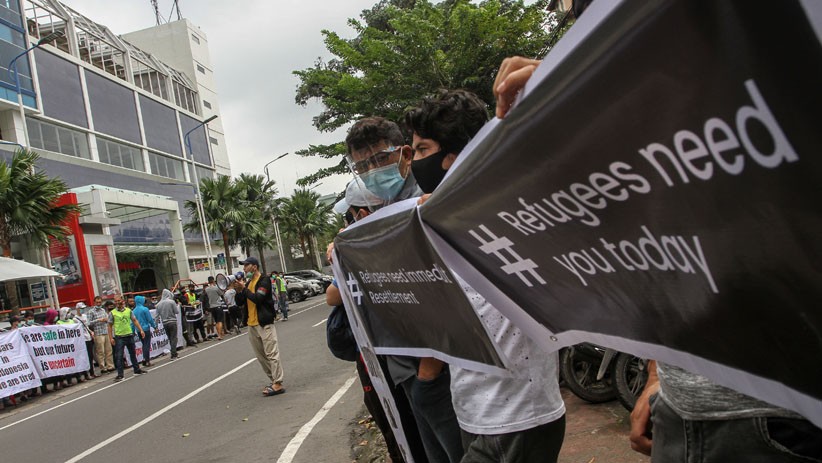 Imigran Unjuk Rasa Minta Diberangkatkan ke Australia hingga Kanada - Bagian 2