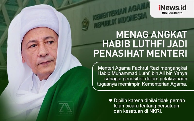 Habib Luthfi Diangkat Jadi Penasihat Menteri Agama