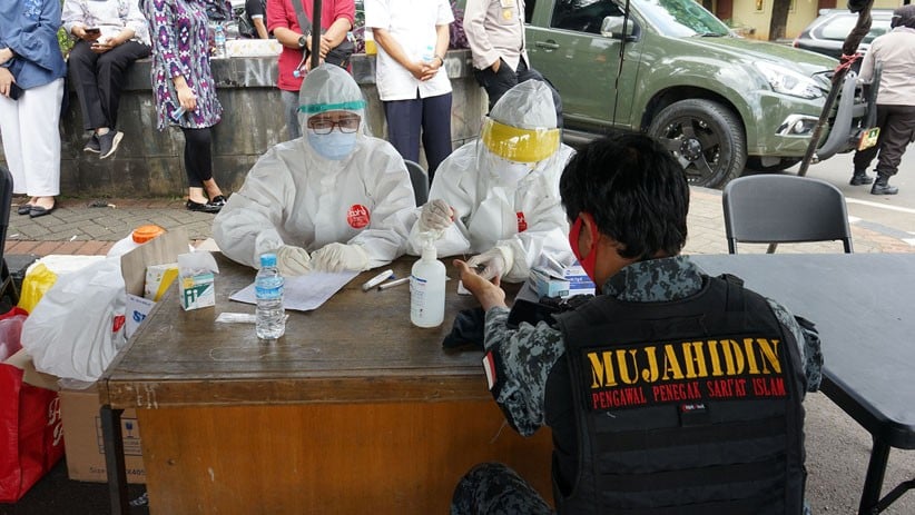 Massa Aksi 1812 Jalani Rapid Test - Bagian 2