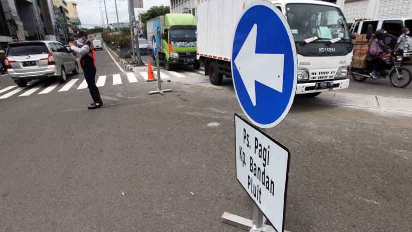 Uji Coba Pengalihan Arus Lalu Lintas Kawasan Kota Tua Jakarta - Bagian 4