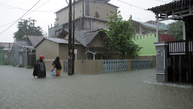 Curah Hujan Tinggi, Puluhan Rumah Kelurahan Paccinongan Gowa Terendam Banjir